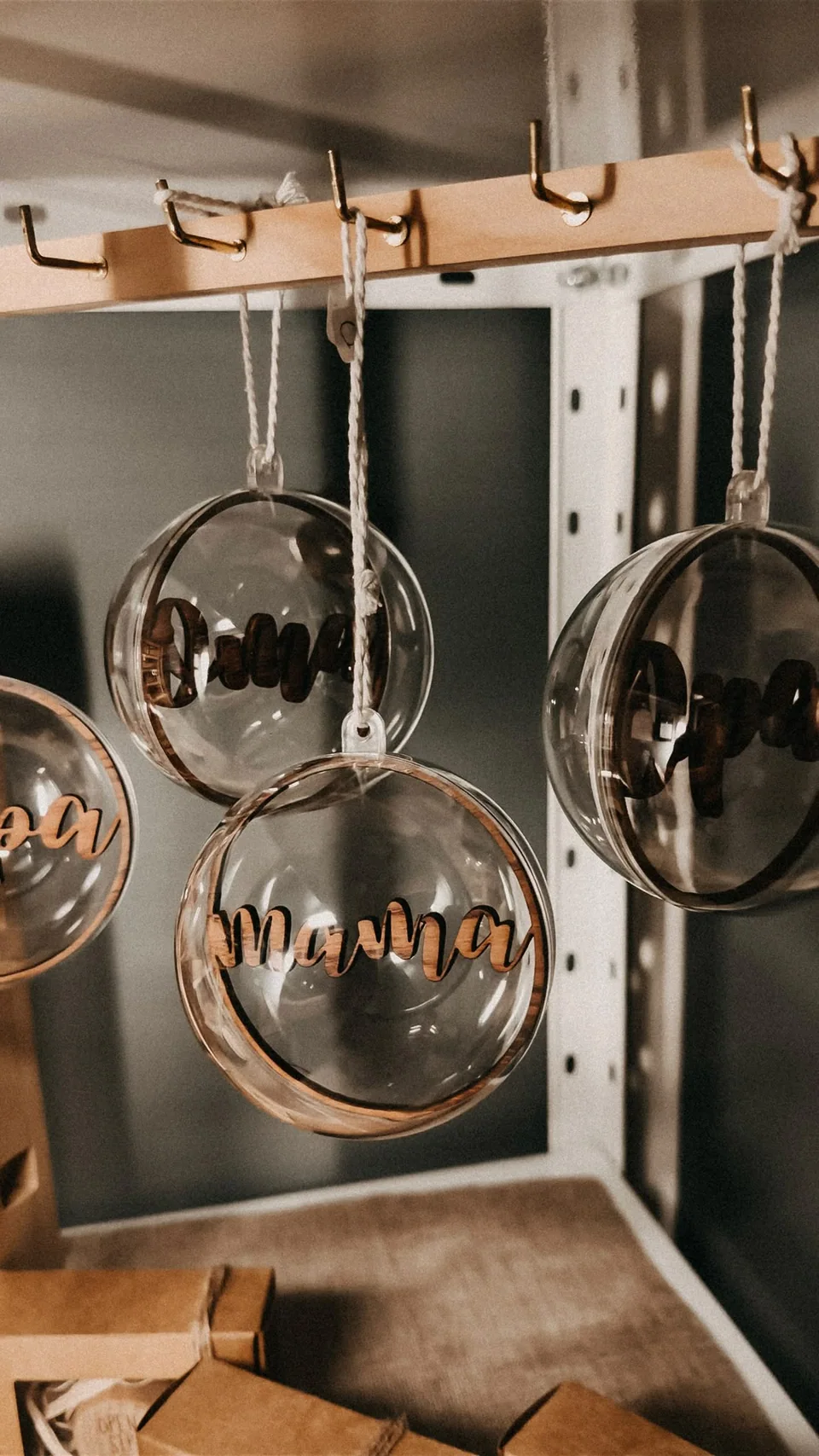Christbaumkugel zur Personalisierung