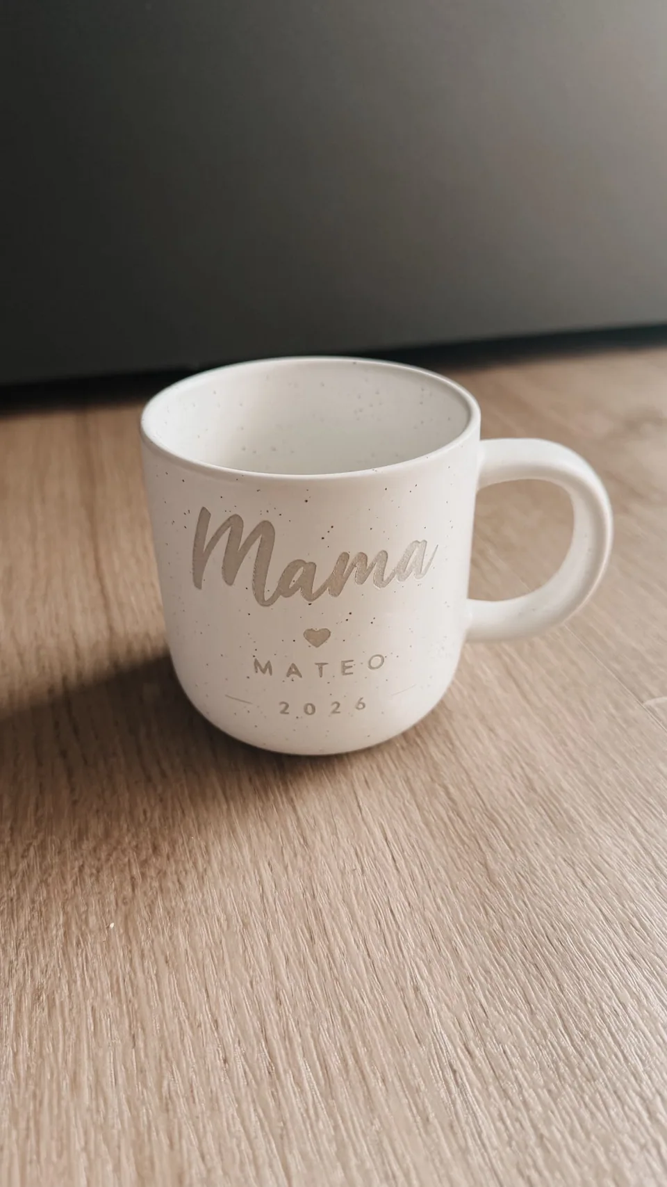 Keramiktasse mit persönlicher Gravur